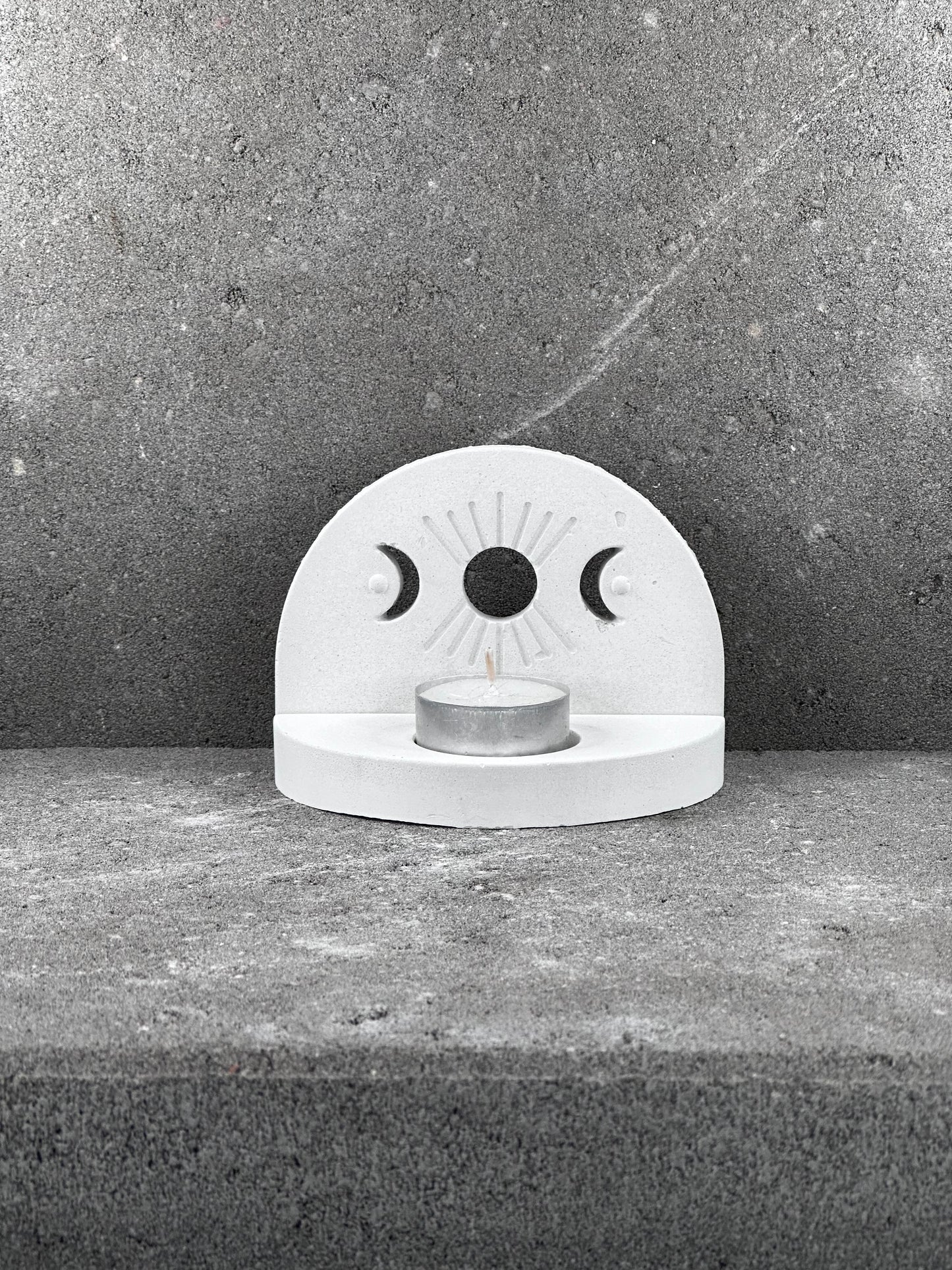 Lunar Glow Tea Light Holder