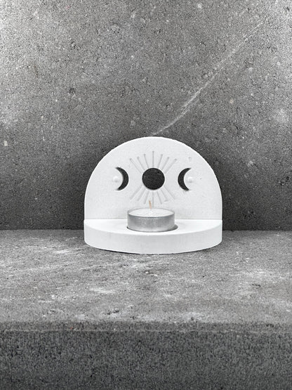 Lunar Glow Tea Light Holder