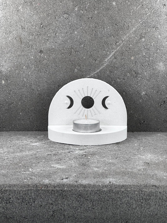 Lunar Glow Tea Light Holder